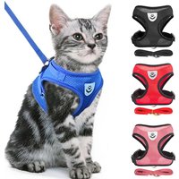 1pcs Dog Harnesses Leash Mesh Cloth Pet Collars Puppy Breathable Reflective Lead Dog Rope Adjustable Pet Supplies Christmas Gift