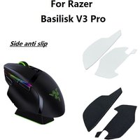 Side anti slip For Razer Basilisk V3 Pro wired/wireless mouses with 3M sticker replacement spare parts