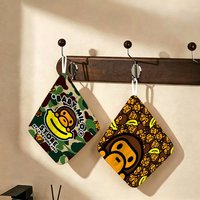 Baby M-Milo Polyester Cotton Hanging Hand Towel, Super Absorbent Hand Wiping Towel for Daily Household Use