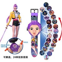 New Anime 24 Pattern 3D Projection Childrens Wrist Watch Projector Toy Perfect For Kids Daily Play And Birthday Gift Present