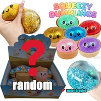 2026 Colorful Simulated Dumpling Squishy Relaxing Relieve Anxiety Antistress Enhance Happiness Rebound Squeeze Reliever Toy