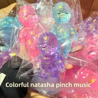 11CM Maltose Natasha Colorful Little Black Doll Decompression Toy Slow Rebound Vent Ball Squeeze Puzzle