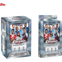 2025-26 Topps Chrome UEFA Club Competitions Soccer - Factory Sealed - Value Box Collect Hobby Cards Trading Card Fun Gifts
