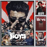 The Boys Classic movies Poster Bedroom living room study & beyond self adhesive decor + perfect gift