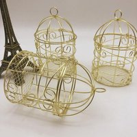 Bird Feeder Metal Fat Ball Bird Feeders Outdoor Small Hanging Gold Wild Bird Feeder Bread Holder Home Decorations