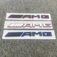 New Color 3D ABS Car Rear Trunk Badge AMG Letters Sticker For Mercedes Benz A B C E CLA C63 C63S E53 GT SLK W176 W205 W177 C260L