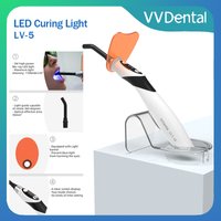 VV Dental LV5 Cordless LED Dental Curing Light Lamp for Orthodontics And Dentistry - Photopolymer Resin Cure Dental Lamp
