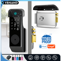 Fingerprint Lock Waterproof Tuya Wifi Remote Control Bluetooth TTLock App Mechanical Electronic Smart Door Lock For home