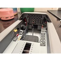 FMS 1400mm T-28D RC Warbird FPV Cockpit Scale Simulation 3D Multi-Color Printed Interior Upgrade Accessories for Rc Airplane