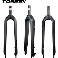 TOSEEK T800 Carbon Fiber Fork MTB Bike Fork Mountain Bicycle Front Fork 26er 27.5er 29er Disc Brake Quick Release 9*100mm