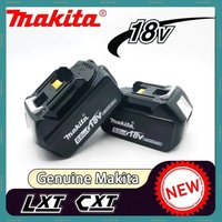 Makita 18v Battery With Charger Rechargeable Lithium Ion for DDF487 BL1880 BL1860B LXT400 Power Tool Makita 18 v Battery