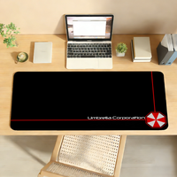 Umbrella Corporation Mouse Pad Non-slip Locking Edge DeskMat PC Laptop Accessories Rubber Office Keyboard Large Game