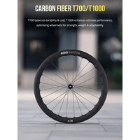 AliExpress TAGOOLA AERORAPTOR RW Wave Road Carbon Wheelset 46/50mm Depth 23mm Inner Width 700C Center Lock 36T Ratchet Cxray Carbon Wheelset 1250g