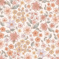 Vintage Pink Floral Wallpaper Peel and Stick Wall Paper Blossom Renter Friendly Self Adhesive Contact Paper for Kid's Bedroom
