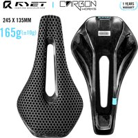 RYET 135/145/155mm 3D Printed Full Carbon Bicycle Saddle 245mm 260mm Bike Saddle for MTB Gravel Road Seat Bicycle Parts image 4