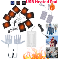 AliExpress APWIKOGER 1 Pair Electric USB Gloves Heater Carbon Fiber Clothes Heated Gloves Pad for Outdoor Winter Camping Hiking Ski Cycling