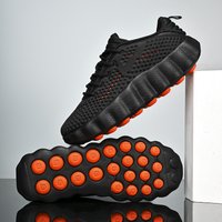 Brand Men Casual Shoes Thick Sole Soft Fashion Sneakers Summer Breathable Male Walking Shoes Zapatillas Hombre 88217 Mens Shoes