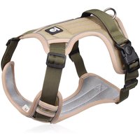 Heavy Duty Dog Harness Large Breed No Pull Reflective Adjustable Pet Vest Anti-Bite Outdoor Walking Training Chest Strap