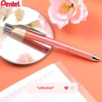 Pentel BLN75L Retro Stripes Gelstift, 0,3/0,4/0,5 mm, feine Nadelspitze, schnell trocknende Tinte, sanftes Schreiben, hochwertiges japanisches Schreibwarenprodukt
