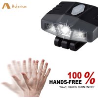 Ultra Bright Mini Rechargeable Head Lamp Cree LED Clip on Cap Light Waterproof Hat Light Flashlight Headlamp for Fishing Camp