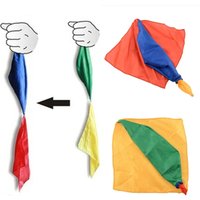 Magic Trick By Mr. Tricks Joke Props Stage Perform Tools Magician Supplies Toys Change Color Silk Scarf Gifts For Kids Children