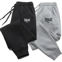 2025 Men Printed Pants EVERLAST Men Women Running Pants Joggers Sweatpant Sport Casual Trousers Fitness Gym Breathable Pants