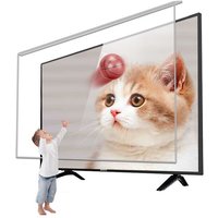 Wholesale Customizable size Easy Installation high transparency acrylic TV protective film for 50 tv protection screen