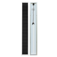 Solar Panel 50 Watt 12 Volt, High-Efficiency 50W Monocrystalline PV Module Power Charger for RV Marine Rooftop Farm