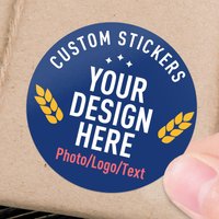 Personalized Baby Stickers Custom Design | Upload Photo for Nursery Decor, First Birthday Gifts & Newborn Keepsake Labelsโ