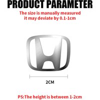 10Pc Car Interior 3D Nickel Metal Decoration Sticker Badges Car Accessories For Honda City HR-V Jazz Accord Civic CR-V Valve Cap