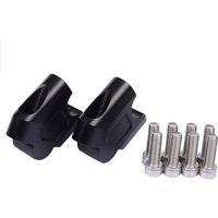 Motorcycle Handlebar Riser Clamp Mount Handle Bar Heighting Back Move Extend Adapter For QJMOTOR QJ SVT 650 SVT 650X