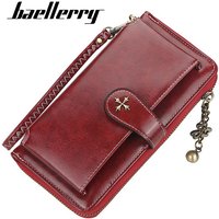 Neue Frauen Geldbörsen Mode Lange PU Leder Top Qualität Marke Karte Halter Klassische Weibliche Geldbörse Zipper Brieftasche Für Frauen
