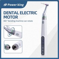 Dental Endo Motor 16:1 Reduction Contra Angle Endomotor Endodontic Treatment Root Canal Therapy Wireless 360 Degree Rotation