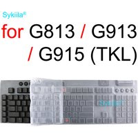 G813 Keyboard Cover for Logitech G913 G813 G915 TKL for Logi Mechanical Protective Protector Skin Clear Silicone Case