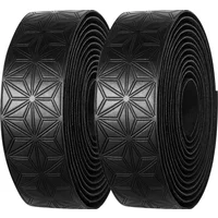 Road Bike Handlebar Tape Anti-Slip PU Shock Handle Bar Tape With Bar End Plugs PU Anti-Vibration Wrap Tape Durable Bar Bartape