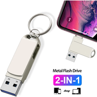 High Speed USB 3.0 Stick i-flash drive for ipad iphone usb flash drive 32GB/64GB/128GB/256GB Metal pendrive High Speed U Disk
