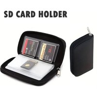 Memory Card Collect Bag SD Card Carrying Case Holder Wallet With 22 Slots For CF/SD/Micro SD/SDHC/MS/DS Game Accessory Card Bag