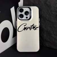 C-Corteiz Phone Case FUNDA For IPhone 12 11 13 14 15 16 Max Pro Plus Mini Silver LMDaser Color Cover