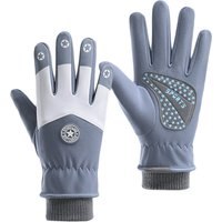 AliExpress Non-slip Kids Winter Gloves Thicken Plus Velvet Cycling Riding Mittens Warm Waterproof Children Bicycle Gloves for Boys Girls