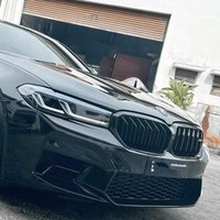 Dual Slats Kidney Grill For BMW 5 Series G30 G31 520i 520d 530i 530d 540i F90 M5 LCI Facelift 2021-2023 Front Bumper Grilles