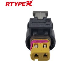 1/5/10Set2 Pin Female Side Impact Sensor Plug Injector Auto Waterproof Connector For VW Audi 4F0973702A 4F0 973 702 A 2-170