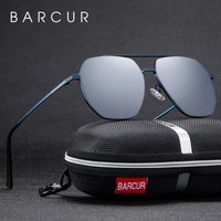 BARCUR lentille carrée en verre hommes lunettes De soleil pour femmes lunettes De soleil polarisées nuances lunettes Gafas De Sol