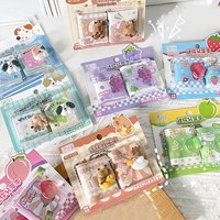 HUA 2Pcs Cute Capybara Mini Portable Notebook Small Notepad Kawaii Stationery Office Accessories School Supplies Back To School