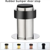 Rubber Door Stops Stainless Steel Door Mats Safety Door Stops Supplies Stoppers Hardware Home Decoration Stopper Stop