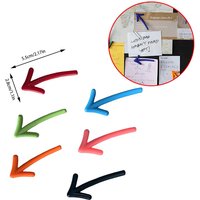 6 stücke Lustige Pfeil Form Kühlschrank Magnete Nachricht Hinweis Foto Geschenke Nette Hause Magnetische Aufkleber Schreibwaren Magnet Kühlschrank Dek