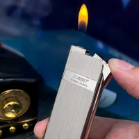 Zorro Slim Gas Lighter Portable Compact One Touch Ignition Metal Butane Lighter Collectible Men's Gift Cigarette Tool