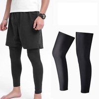 Summer Sun Protection Leg Cover High Elastic Breathable Quick-Drying Silicone Anti-Slip Cycling Leg Cover Sun Protection Running
