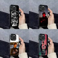K-Kimi Cool A-Antonelli Phone Case For iPhone 17,16,15,14,13,12,11,Pro,Max,Plus,E,SE4,Air,Mini Black IMD Cover