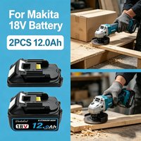 Stable for Makita 18V Battery, Compatible with 18V HR140D DDF487 DBO180Z DTD173 DGA404 DGA504 DTD171 for Makita Tools