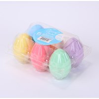 1 Box Chalk Pavements Sticks Assorted Colors Art Floor Chalks for Office School Supplie Egg-shaped Chalk Ball